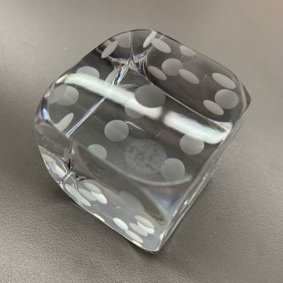 Baccarat Crystal Die - Picture 1 of 4